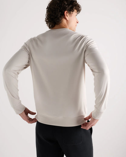 Flowknit Performance Crew Sweatshirt - S / Solid Chalk