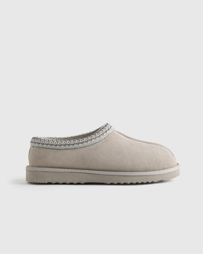 Men's Australian Shearling Clog Slipper - 7 / Pecan