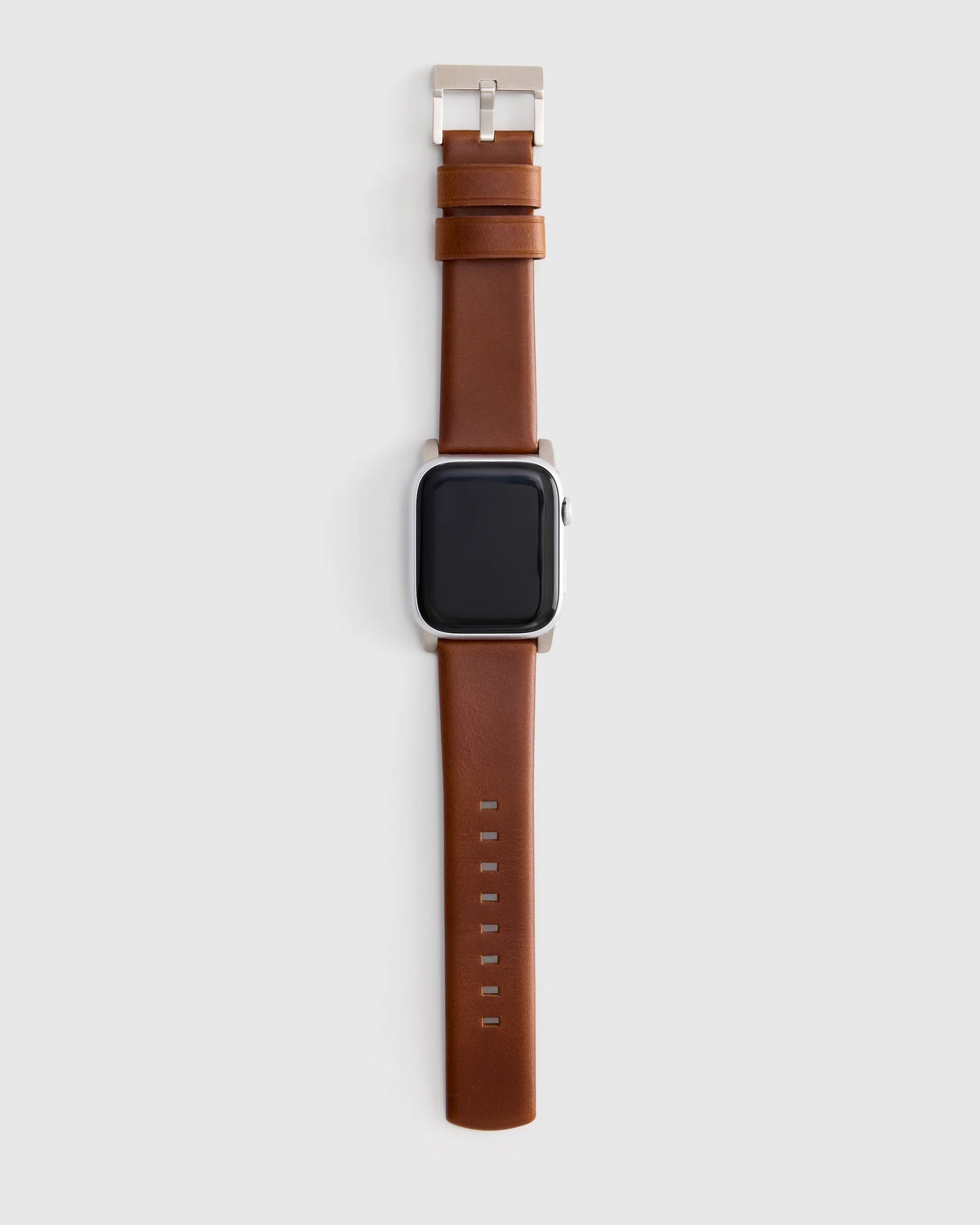 Horween Leather Smartwatch Band - 38mm - 42mm / Black