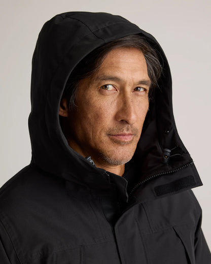 Responsible Down Hooded Parka - S / Storm Blue