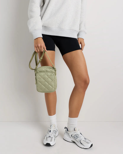 Transit Quilted Phone Crossbody - One Size / Navy