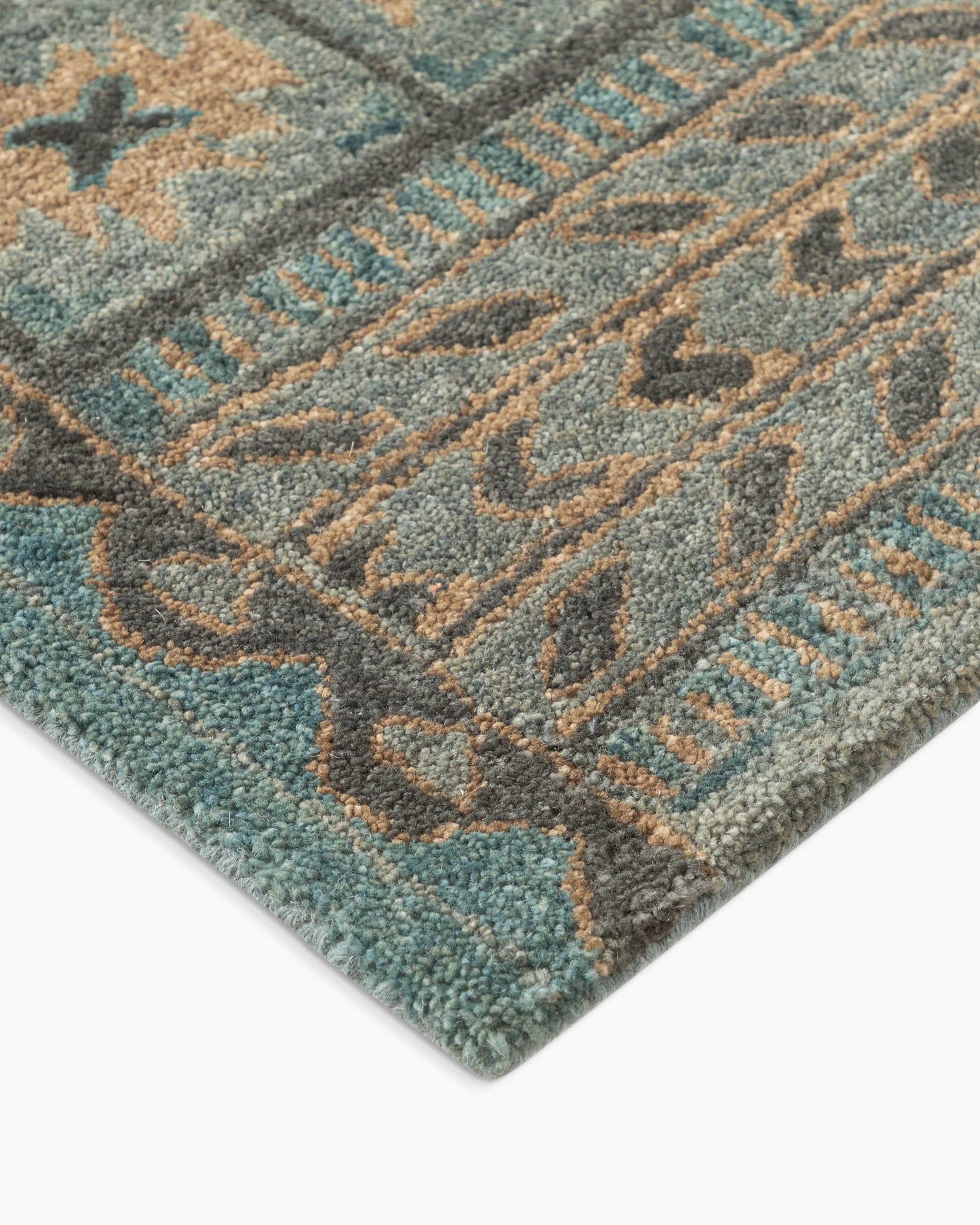 Cambria Wool Rug - 5' x 8' / Rust