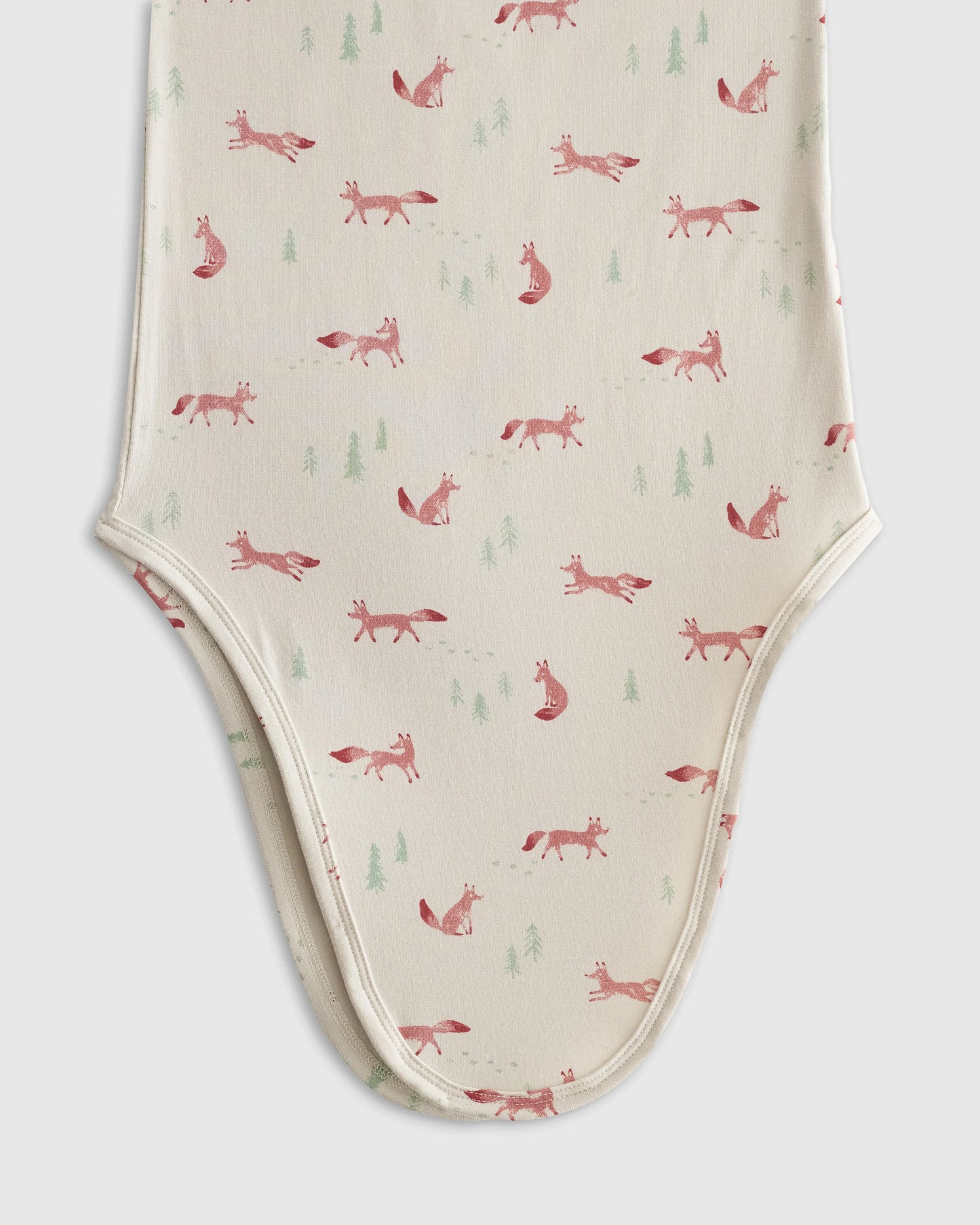 Bamboo Gown, Hat & Swaddle Layette Set - One Size / Fox