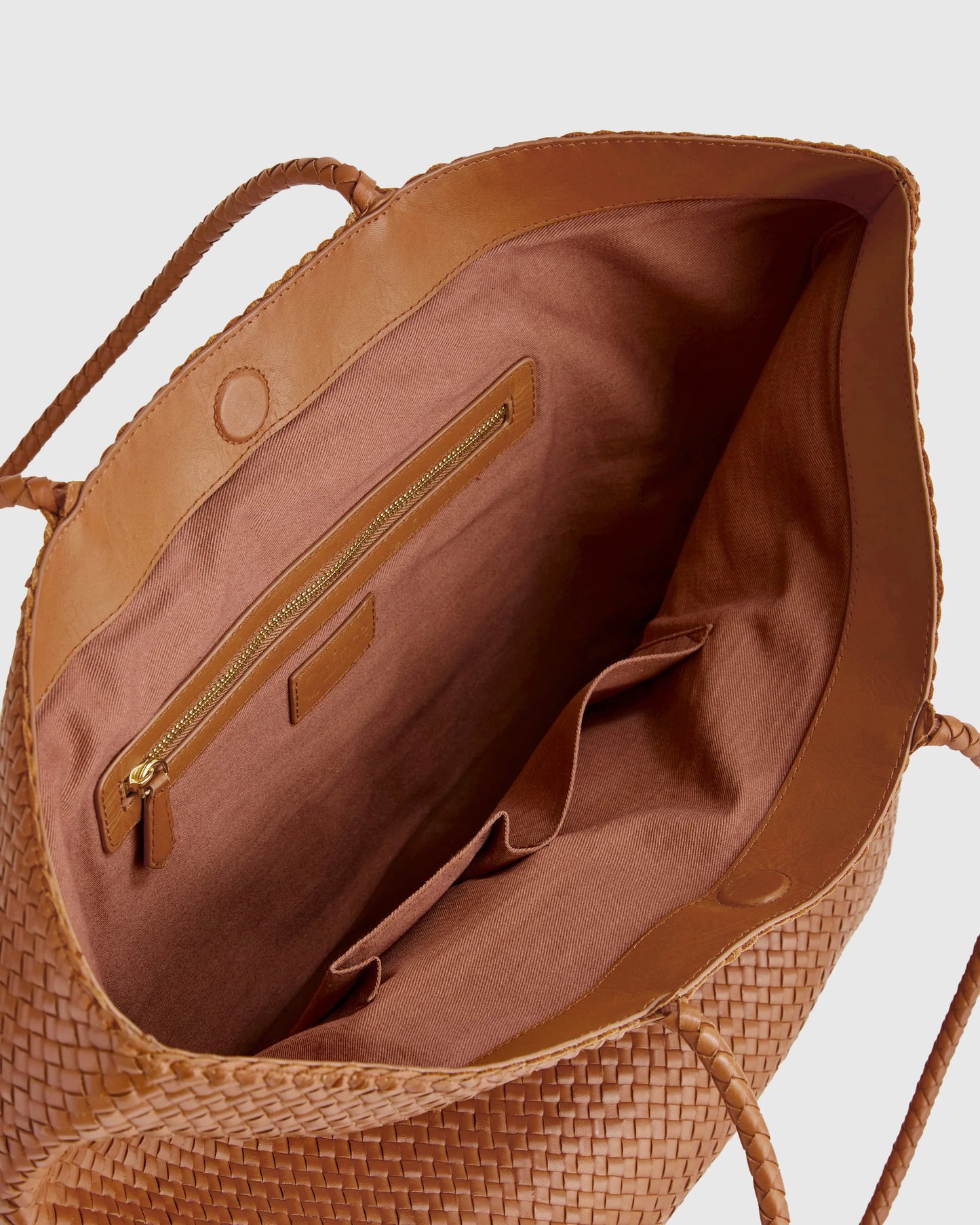 Siena Handwoven Tote - One Size / Taupe