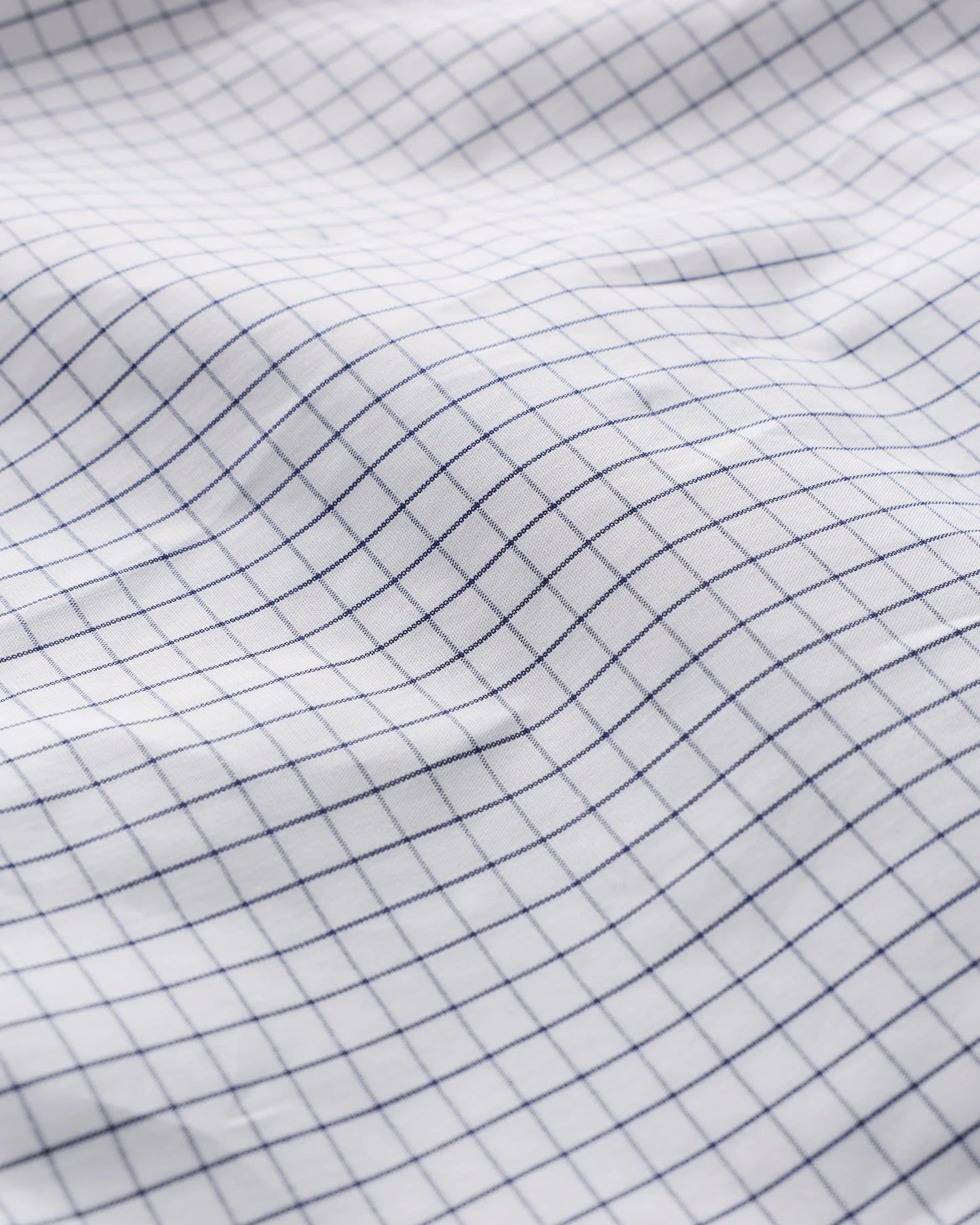 Organic Cotton Stretch Poplin Dress Shirt - S / Light Blue Stripe