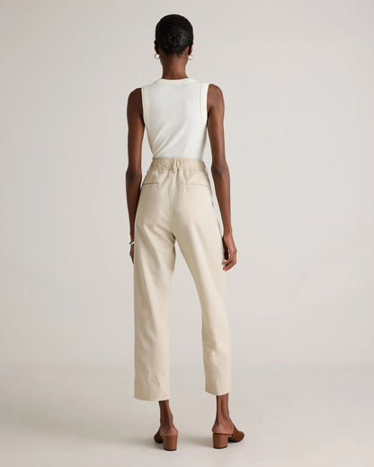 Drapey Twill Tapered Trouser - 0 / True Black