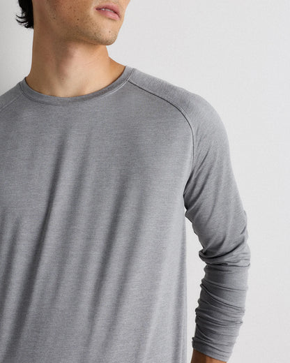 Flowknit Breeze Performance Long Sleeve Tee - XS / Heather Grey