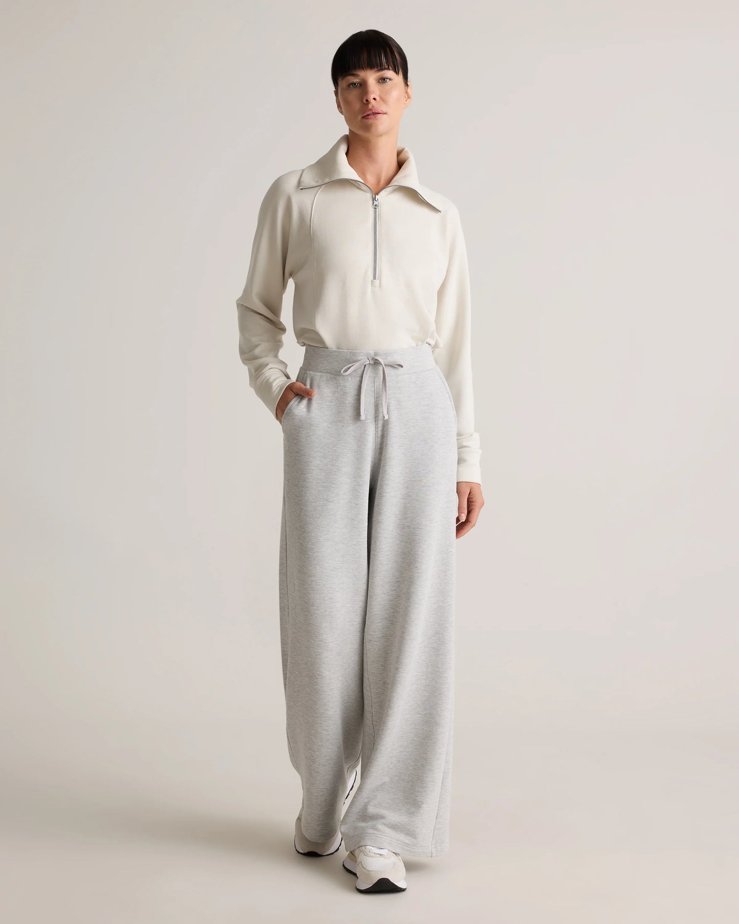 SuperSoft Fleece Wide Leg Pants - XS / Dried Fig