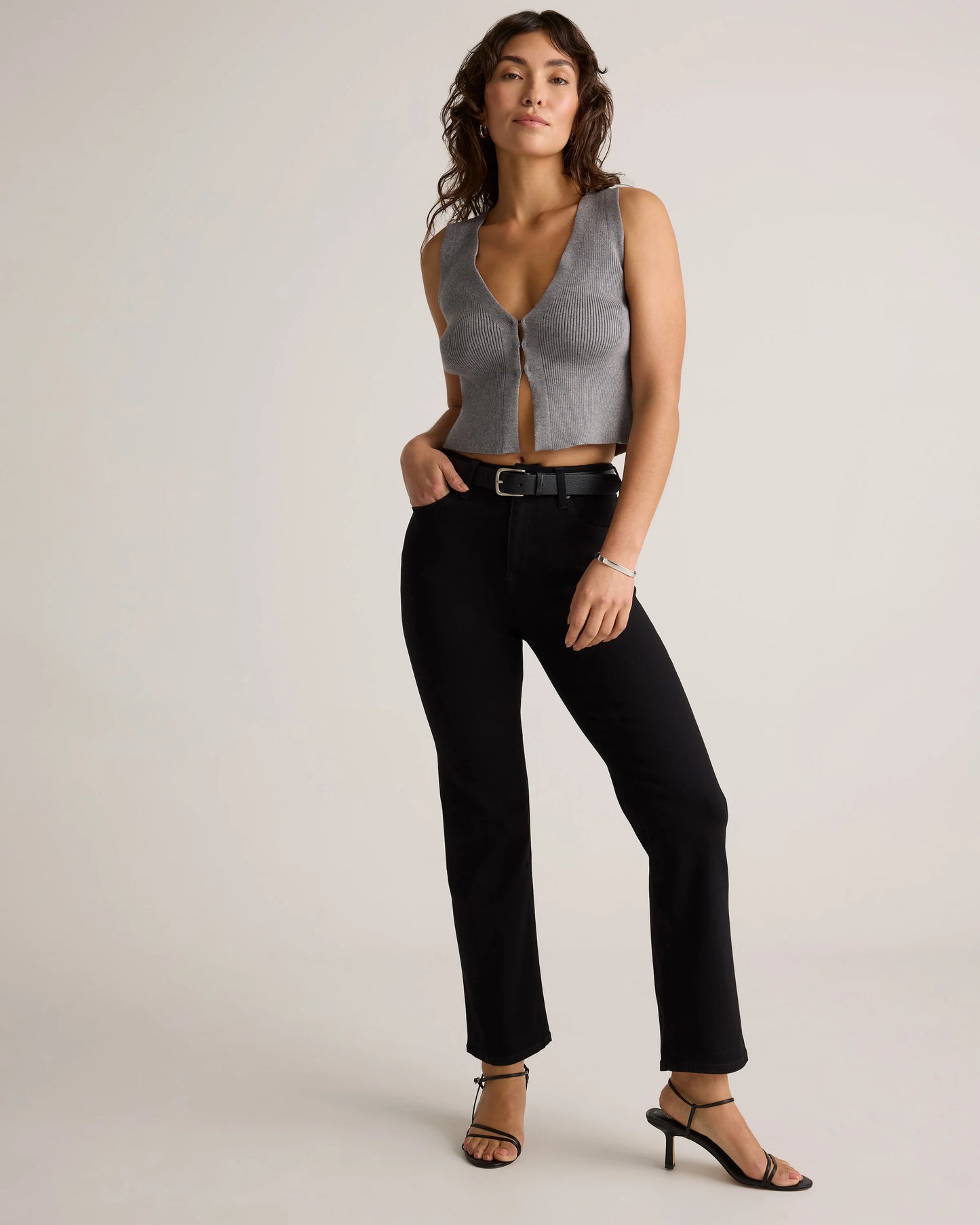 Bella Stretch Straight Jeans - 24 / Midnight Blue