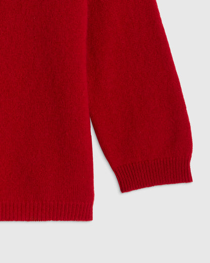 Washable Cashmere Crewneck Sweater - 2T / Forest Floor Green