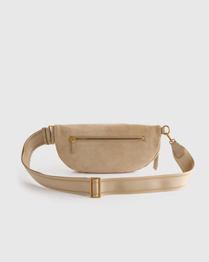 Quinn Suede Sling Bag - One Size / Whiskey
