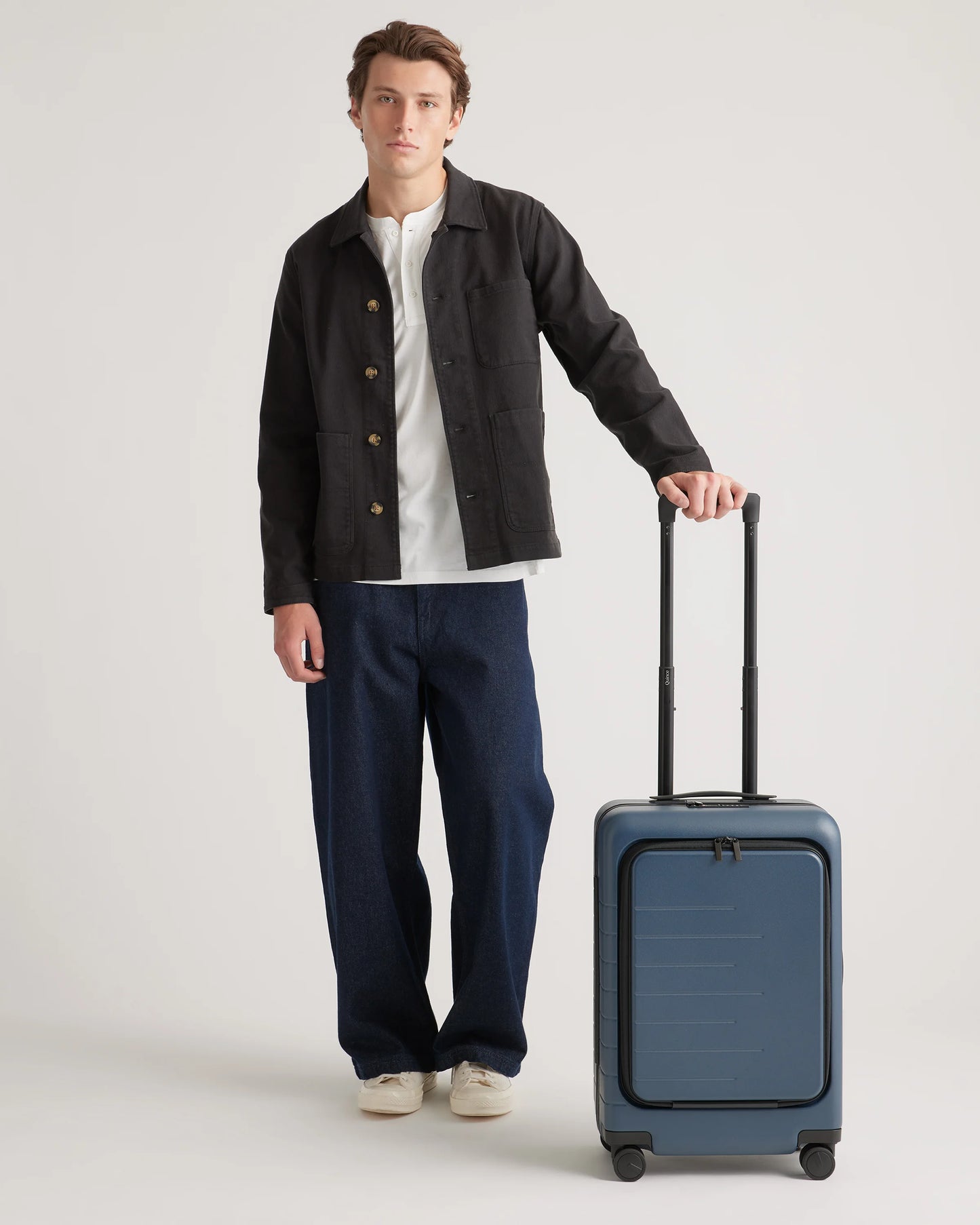 Front Pocket Carry-On Suitcase - One Size / Lavender