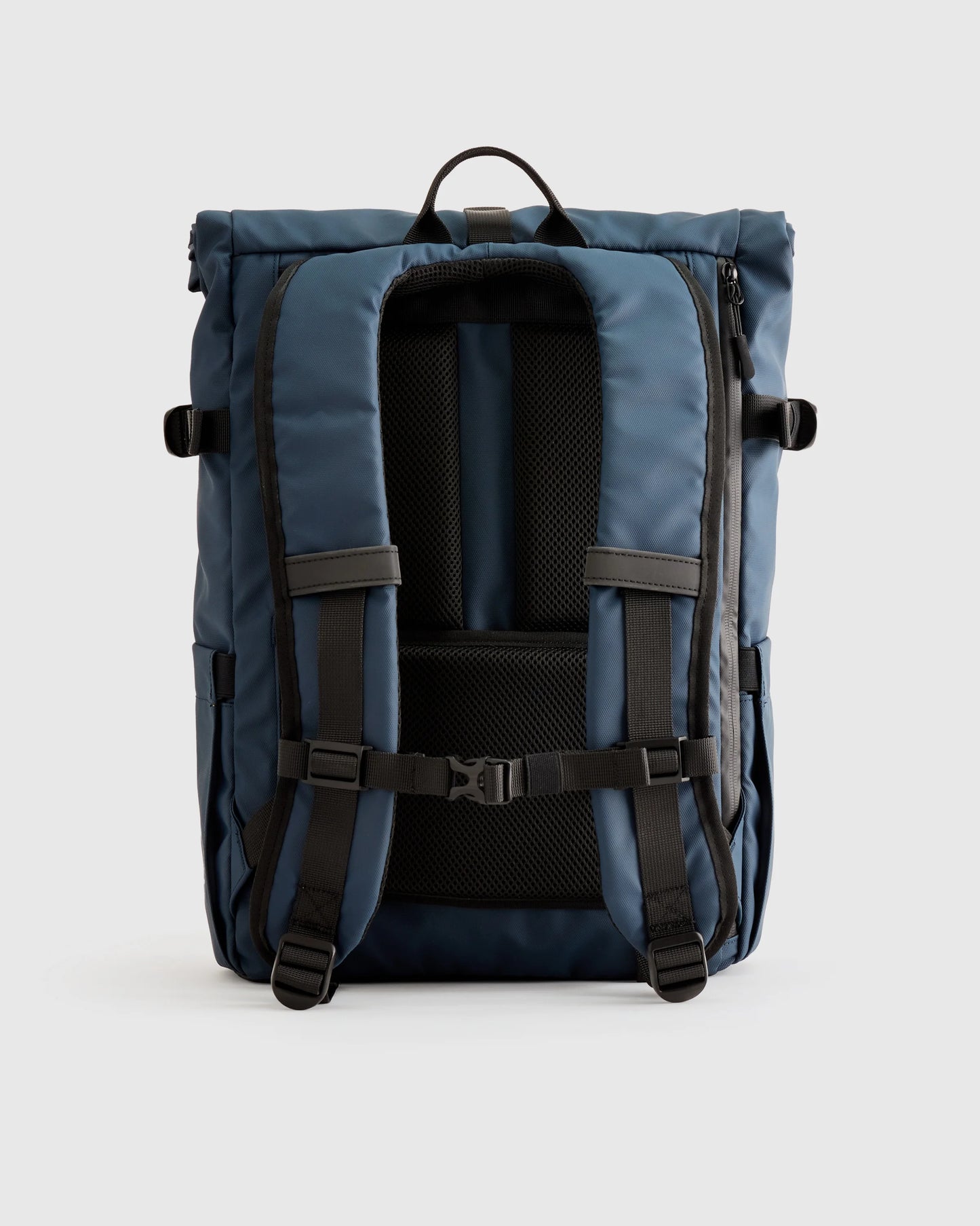 Weather Proof Roll-Top Backpack - One Size / Navy