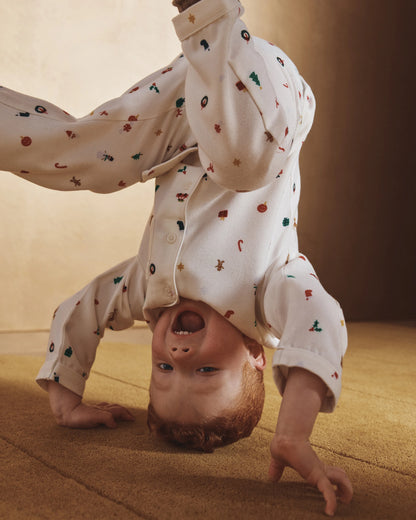 Holiday Flannel Pajama Set - 2T / Multi Holiday