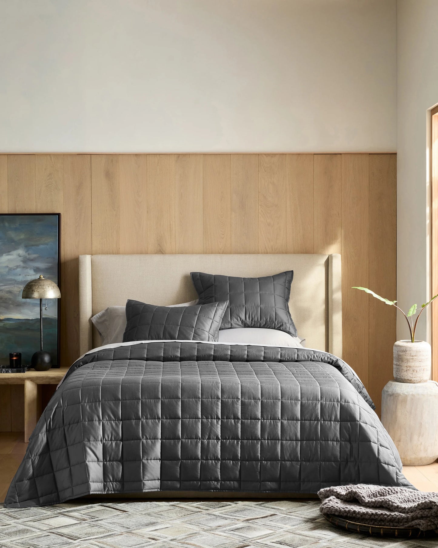 Bamboo Box Quilt - Twin / Sage