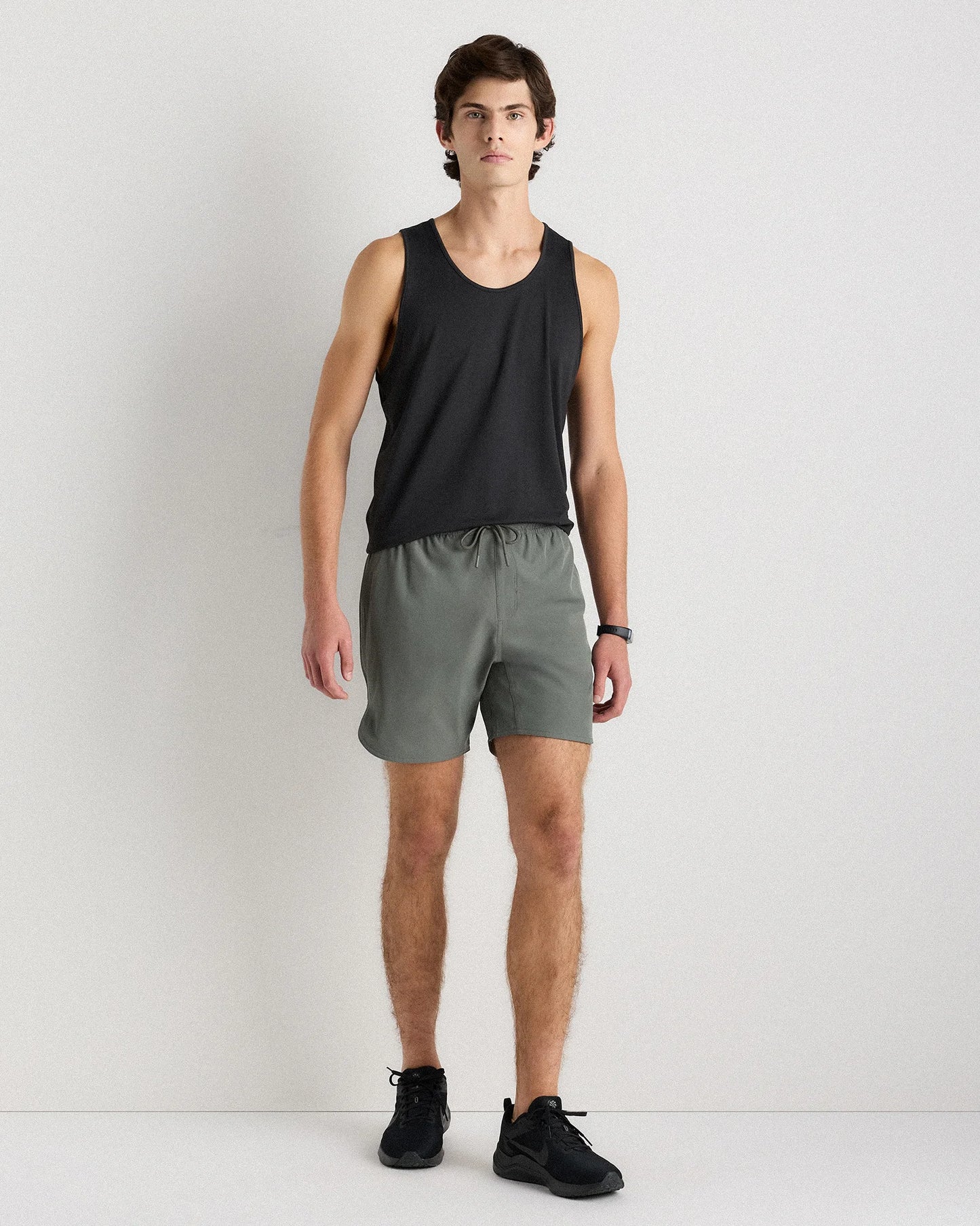 Sweat Tech Training Lined Shorts - 7" - S / Black