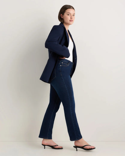 Curvy Bella Stretch Straight Jeans - 24 / Black