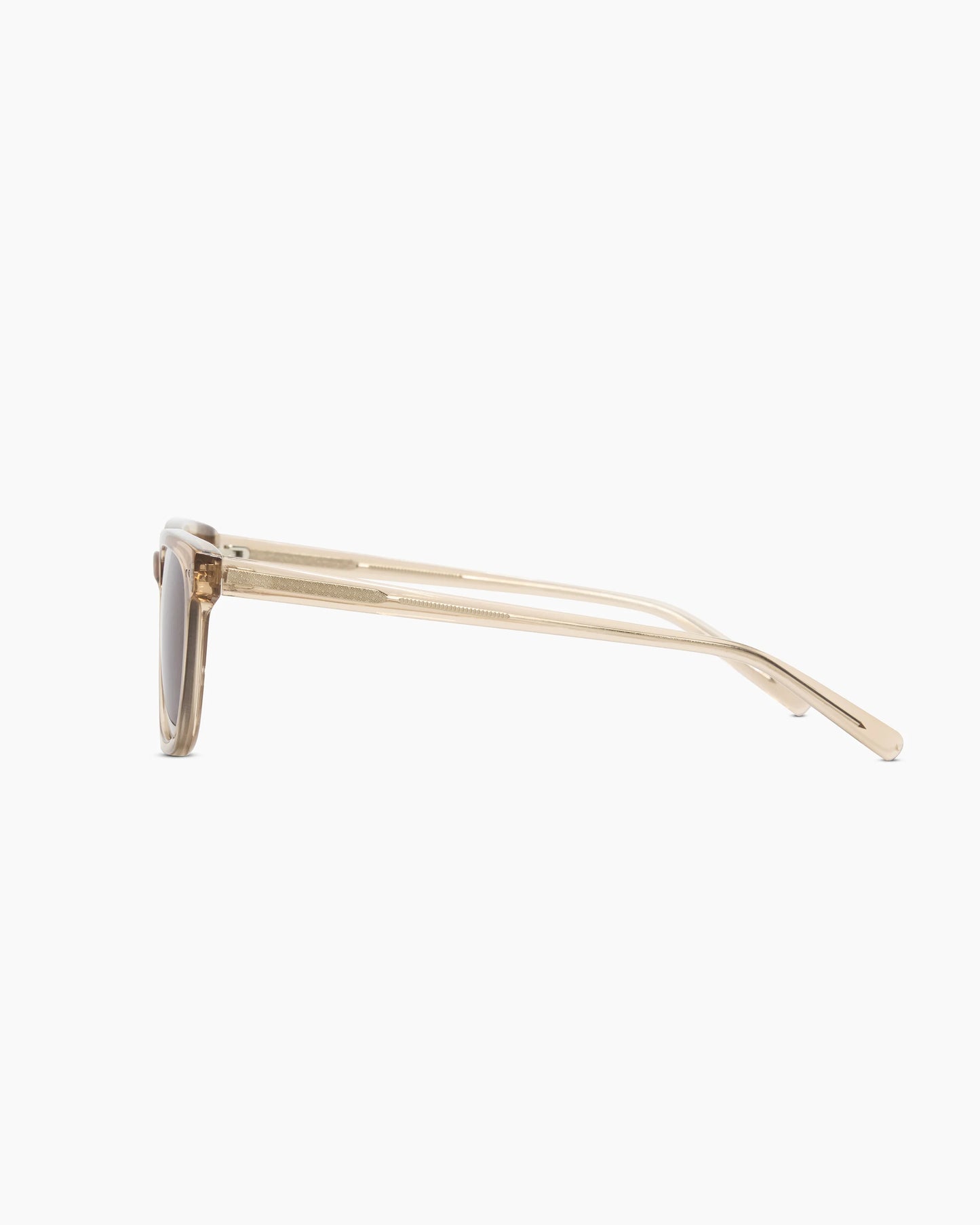 Athens Polarized Acetate Sunglasses - One Size / Clear Brown with Brown lens
