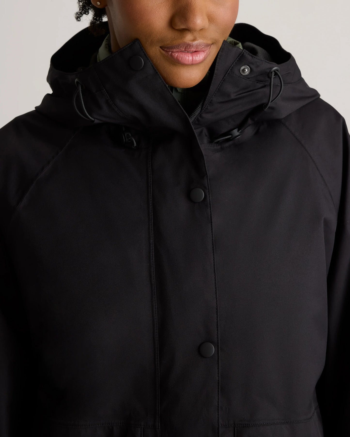 Weather Proof Oversized Rain Jacket - XS / Tea Green