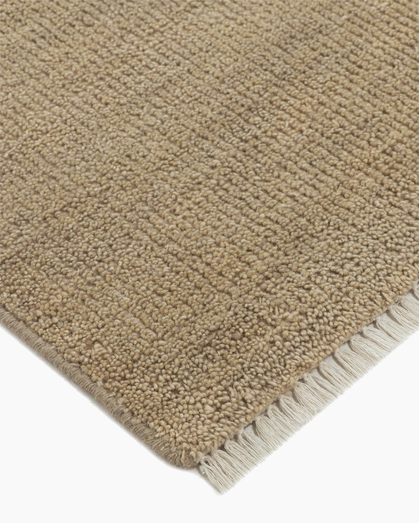 Lee Hand-Knotted Wool Rug - 5' x 8' / Oat