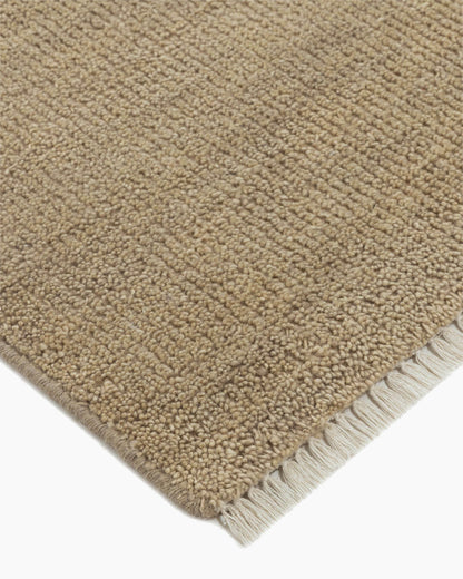 Lee Hand-Knotted Wool Rug - 5' x 8' / Oat