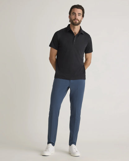 Commuter Stretch Pique Polo - S / Dark Coal