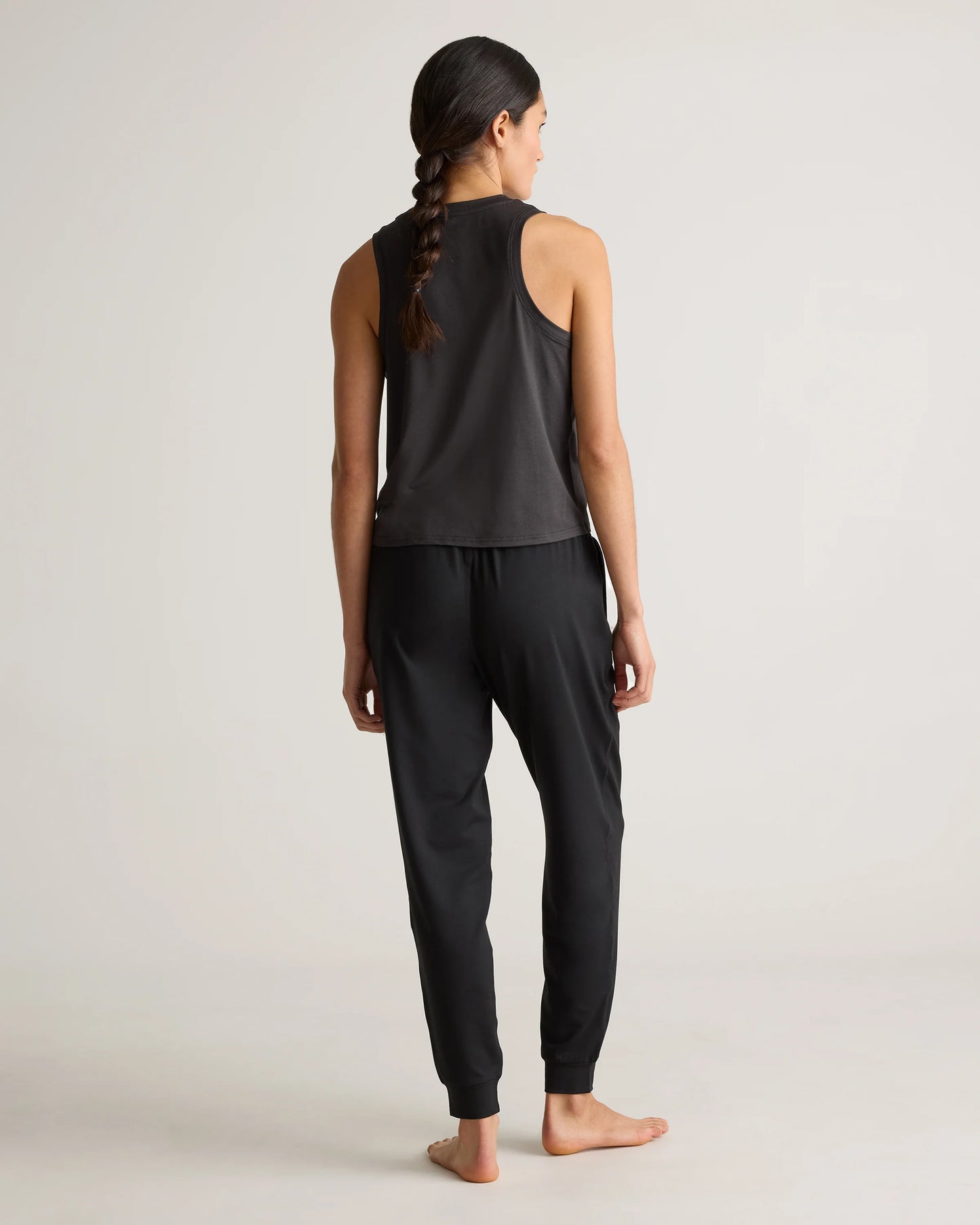 Flowknit Mid-Rise Joggers - XS / Black