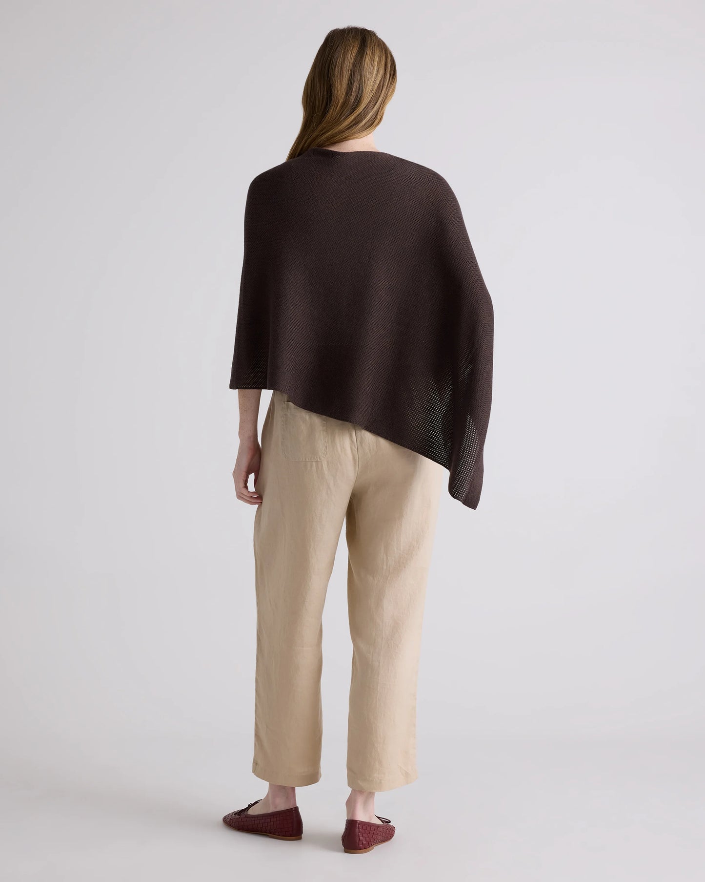 Lightweight Cotton Cashmere Nursing Shawl - One Size / Pale Custard Yellow