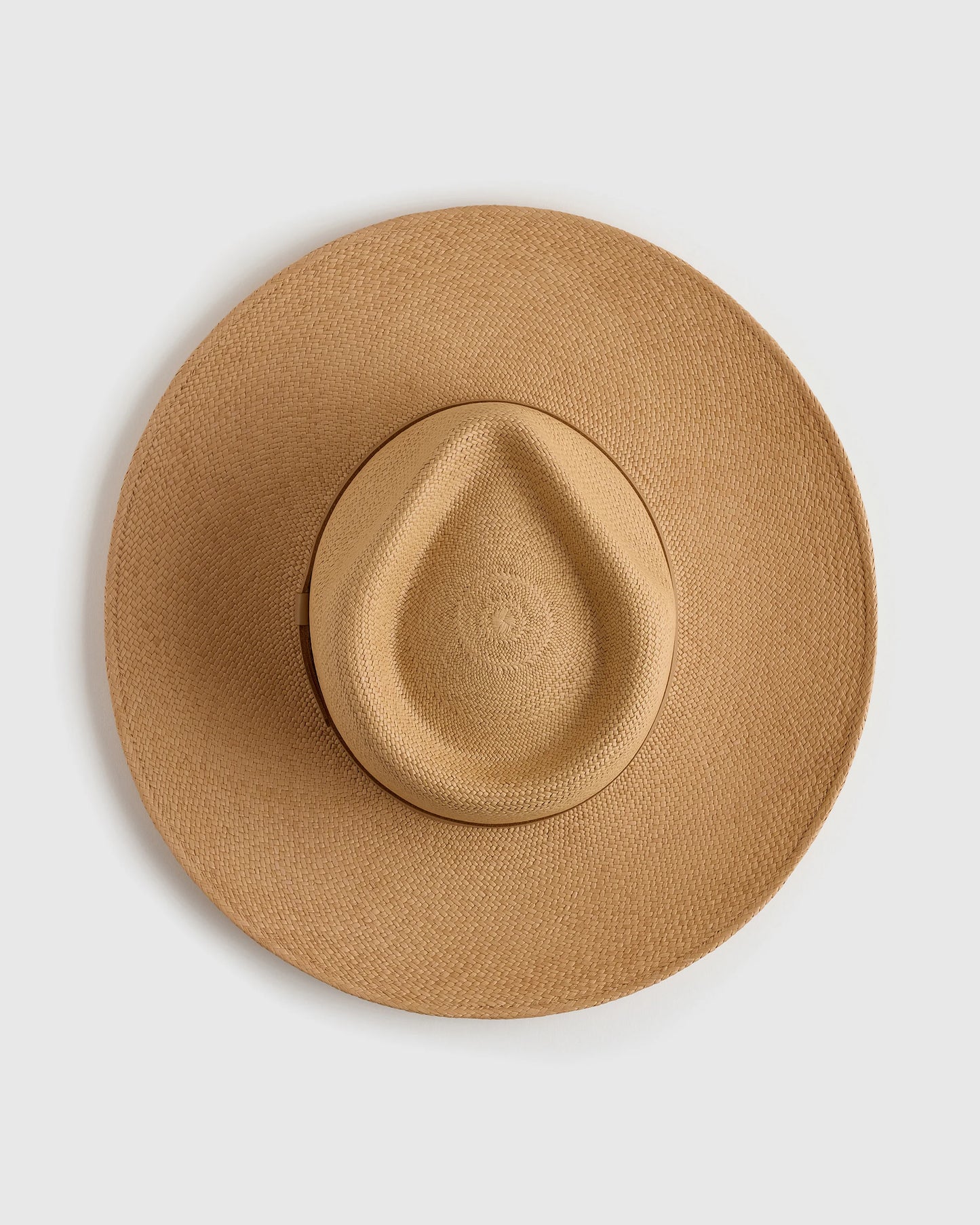 Toquilla Straw Wide Brim Panama Hat - S / Natural
