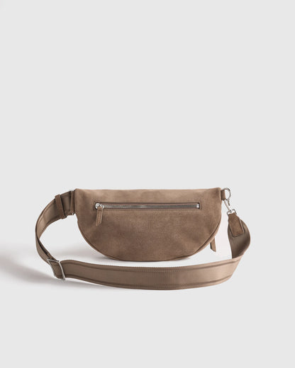 Quinn Suede Sling Bag - One Size / Whiskey