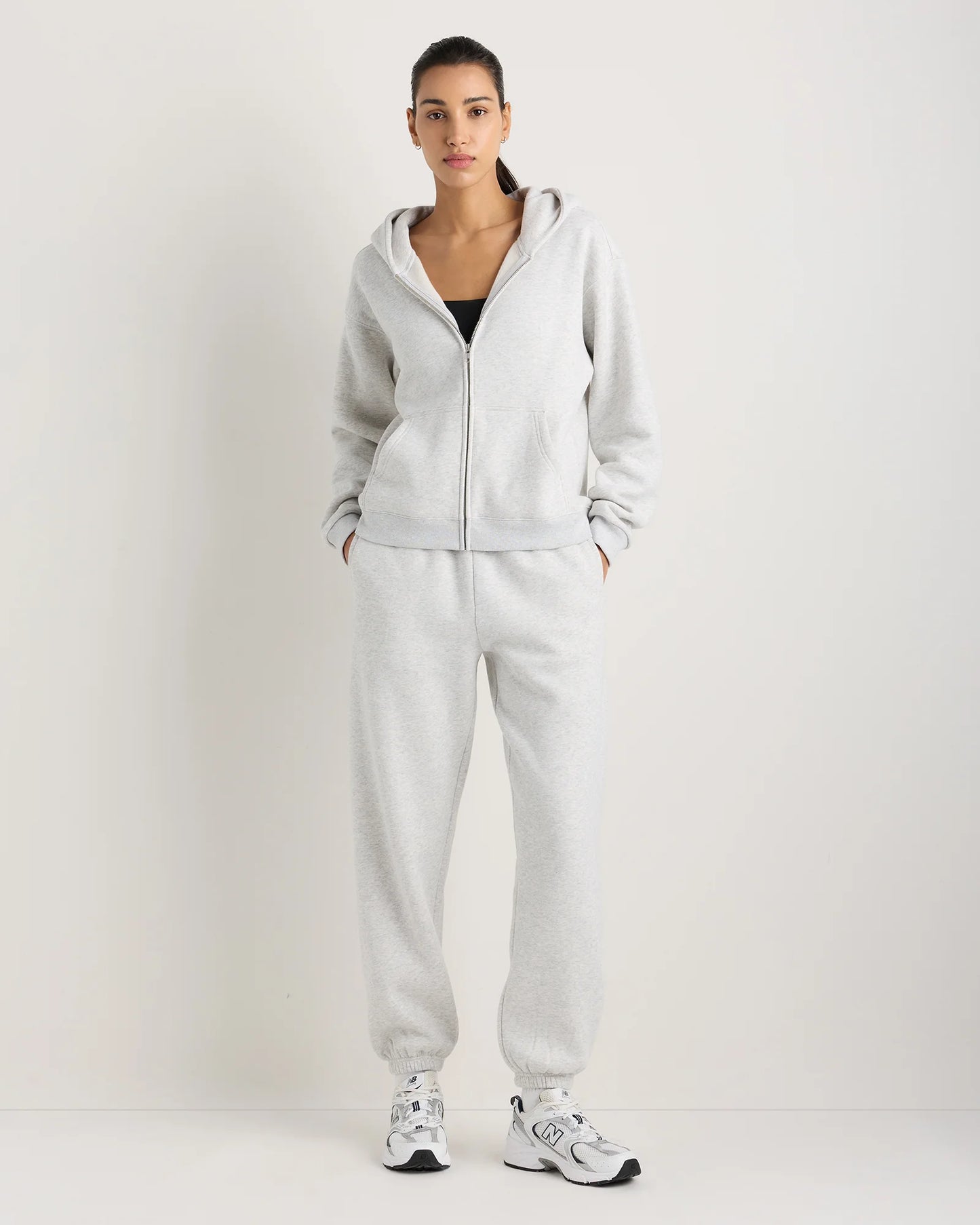 Everyday Fleece Full-Zip Hoodie - XS / Coastal Sage