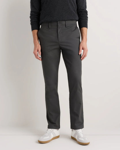 Organic Cotton Stretch Chino Pants - Straight - 30X30 / Stone