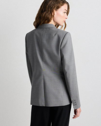 Italian Wool Long Blazer - XS / Sahara Camel