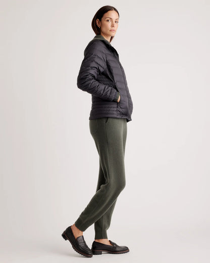 Lightweight Down Packable Puffer Jacket - XS / Black