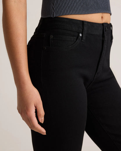 Bella Stretch Kick Flare Jeans - 24 / Deep Rinse