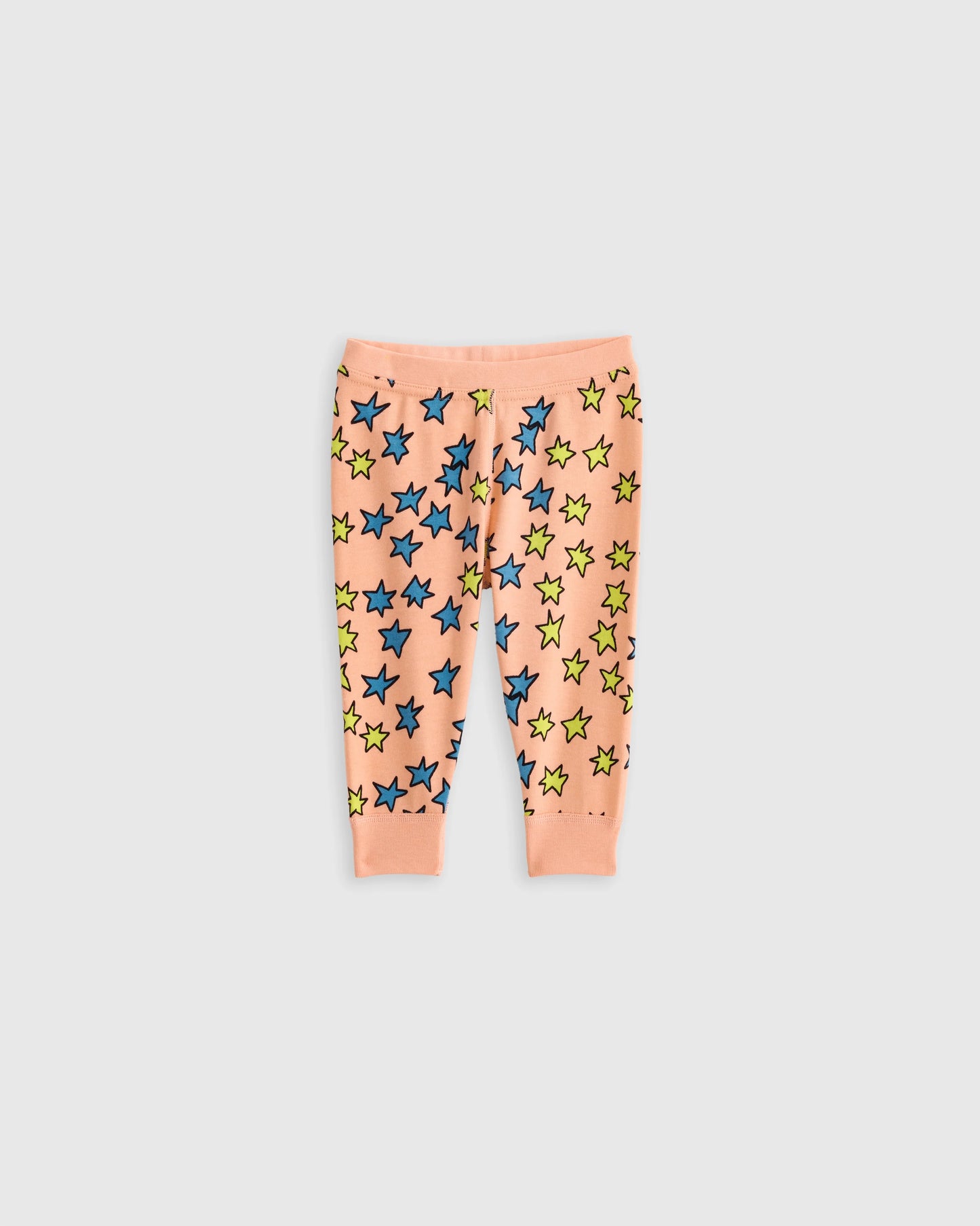 100% Organic Cotton Short Sleeve and Pant Pajama Set - 12-18M / Planets