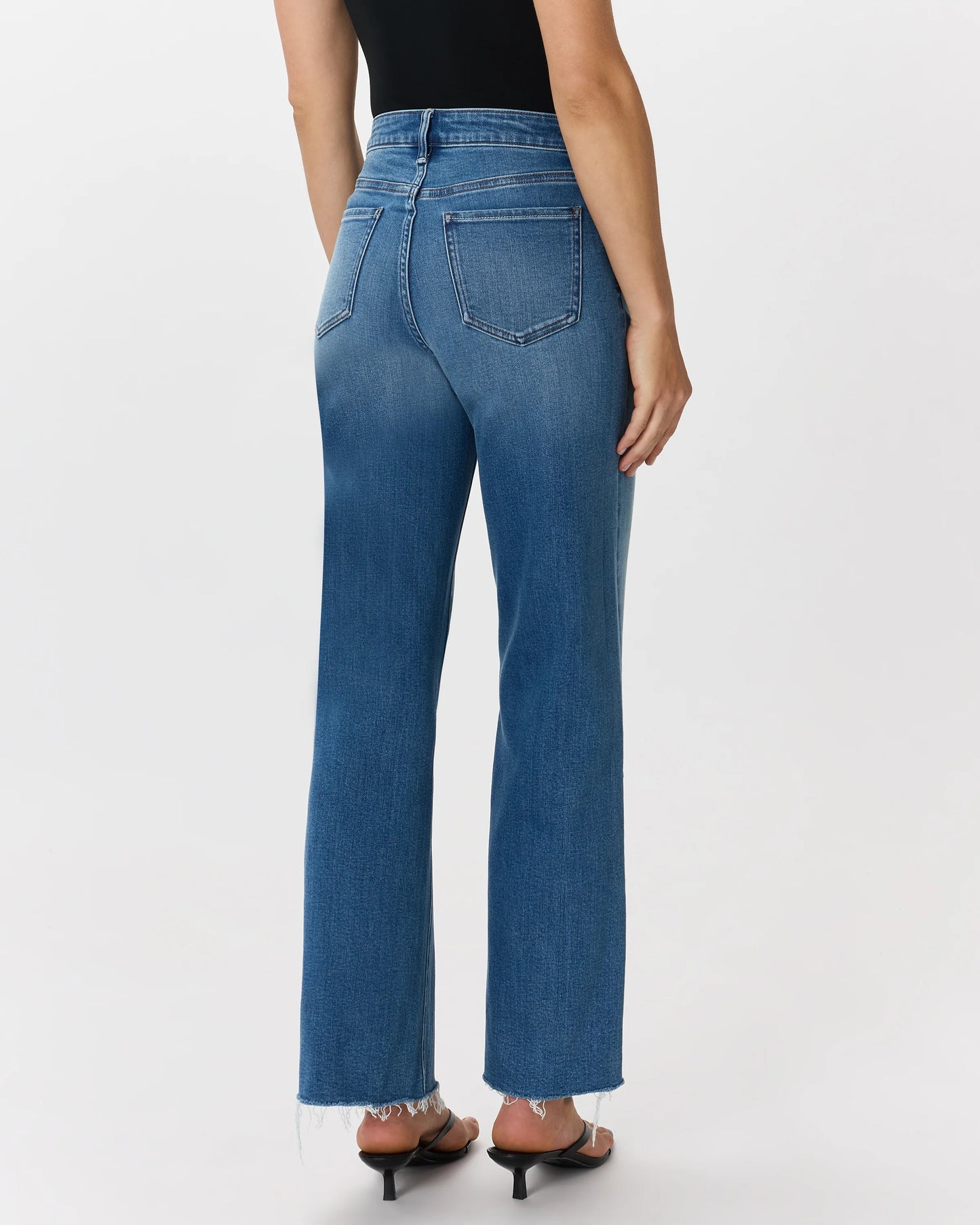 Bella Stretch Wide Leg Jeans - 24 / Frosted Blue