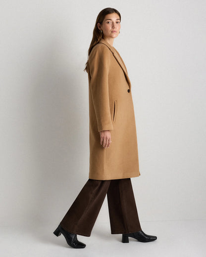 Wool Cashmere Blazer Coat - XS / Mocha Brown