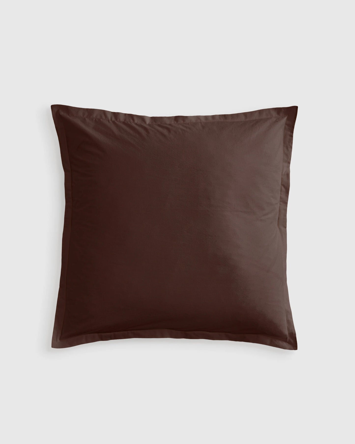 Organic Brushed Cotton Euro Sham - Euro / Dusty Olive
