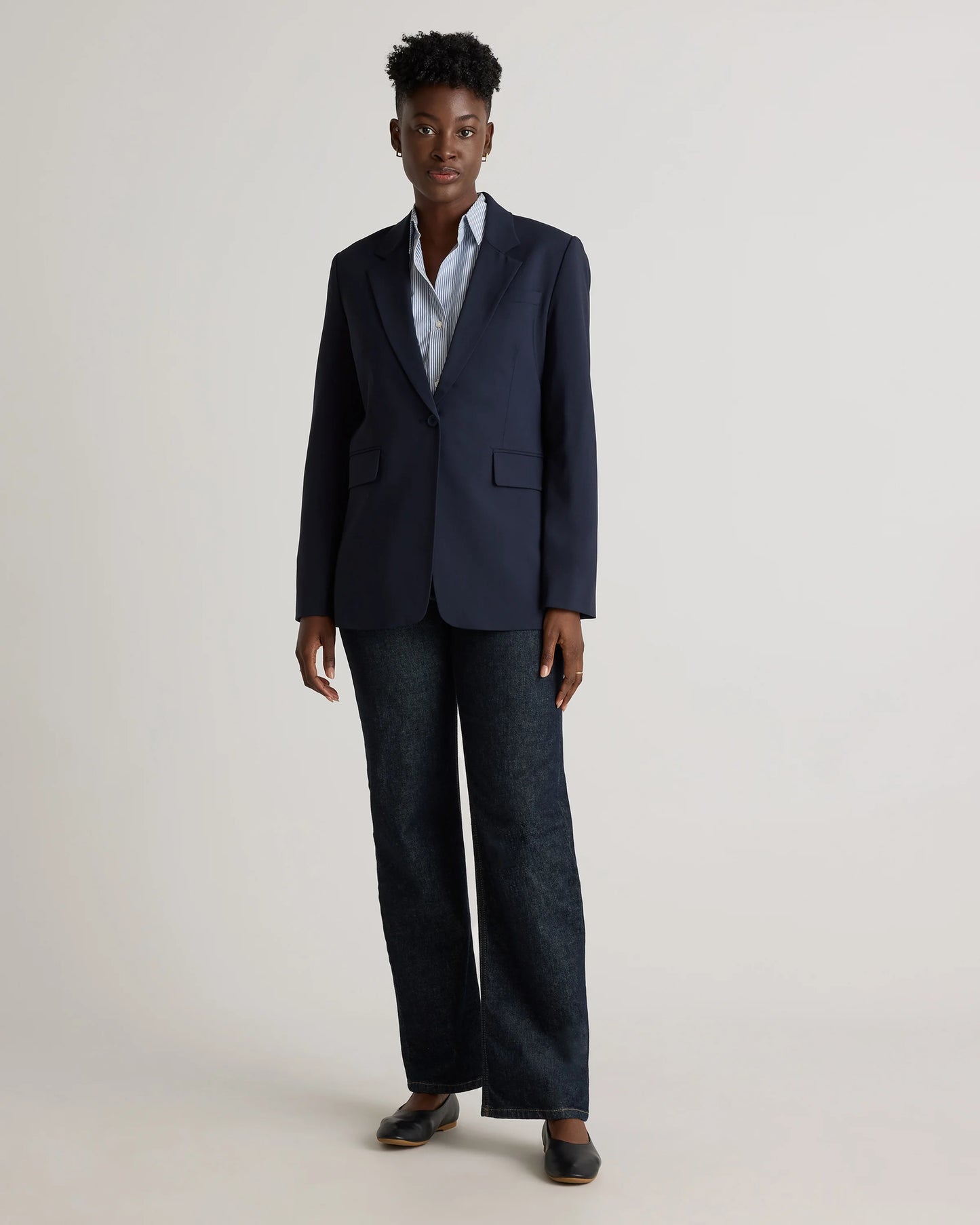 Italian Wool Long Blazer - XS / Sahara Camel