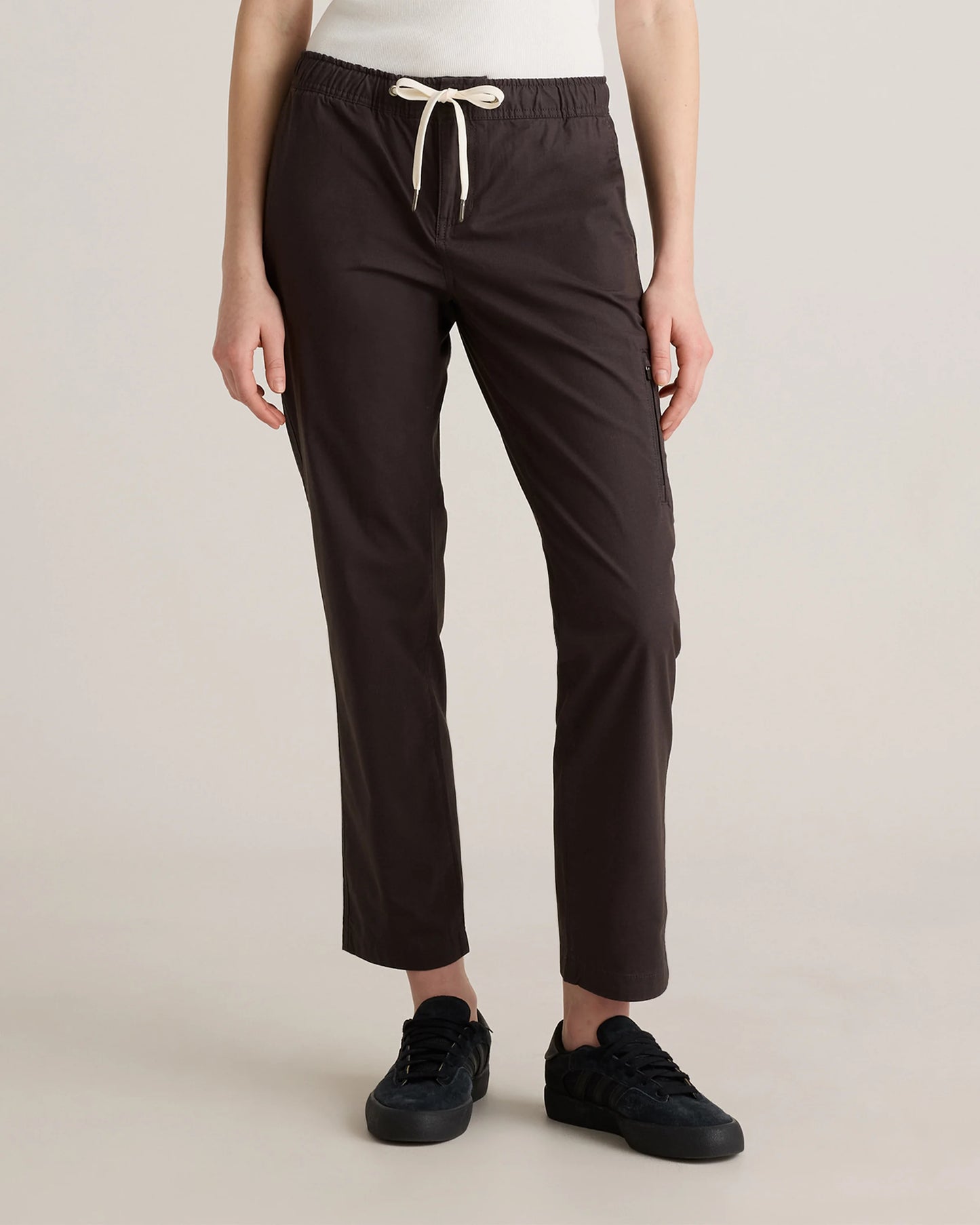Organic Stretch Ripstop Straight Pants - XS / Steel