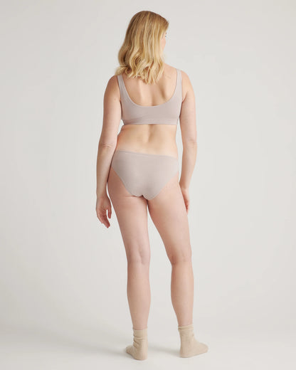 Organic Cotton Bikini (6-pack) - XS / Mink
