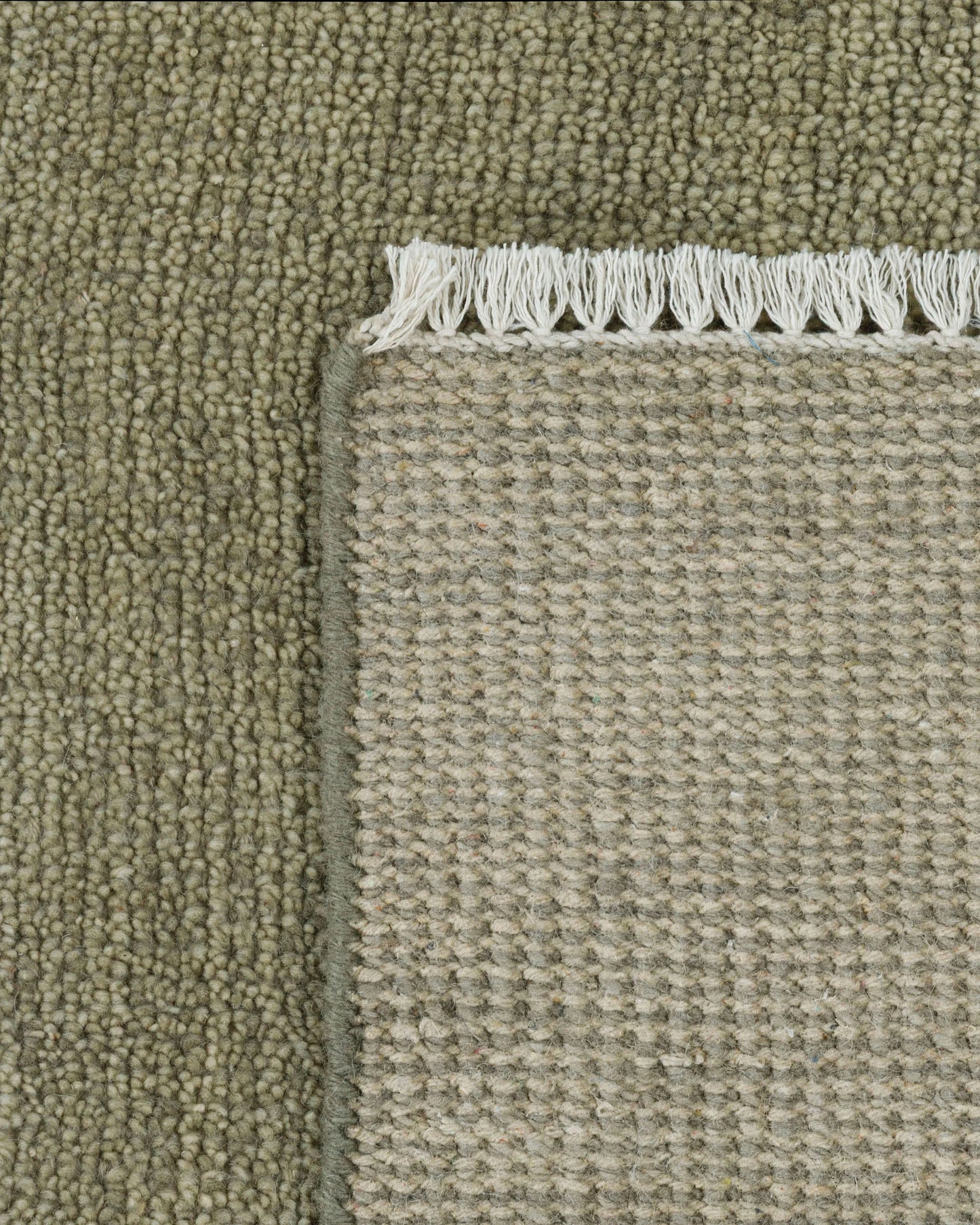Lee Hand-Knotted Wool Rug - 5' x 8' / Oat