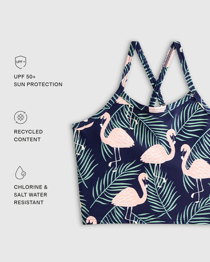 Tankini Swimsuit - 6 / Soft Ditsy Floral