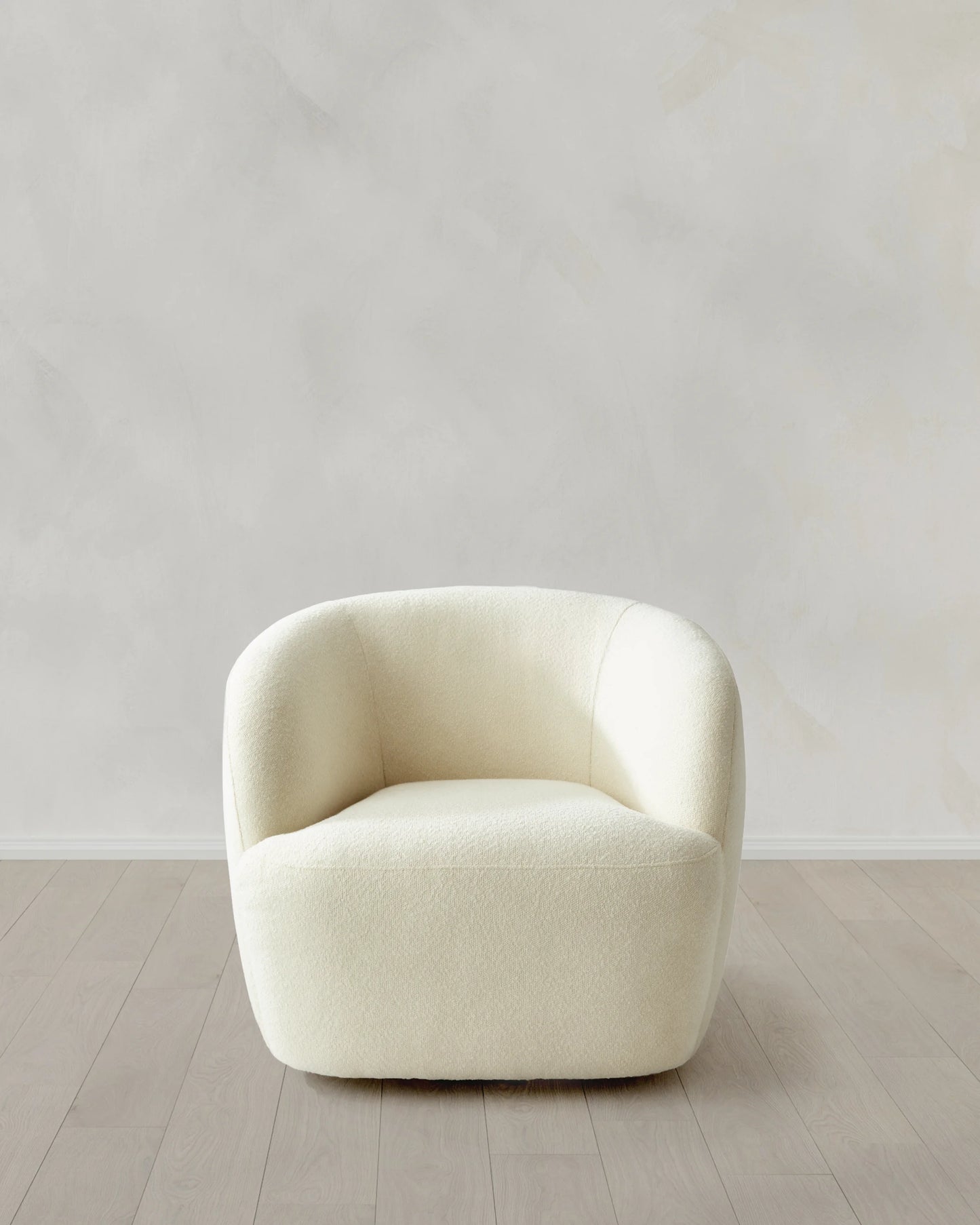 Performance Boucle Swivel Chair - One Size / Mocha Fog