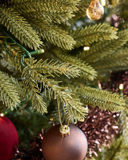 Spruce Artificial Christmas Tree: Lit - 7' / Forest Green