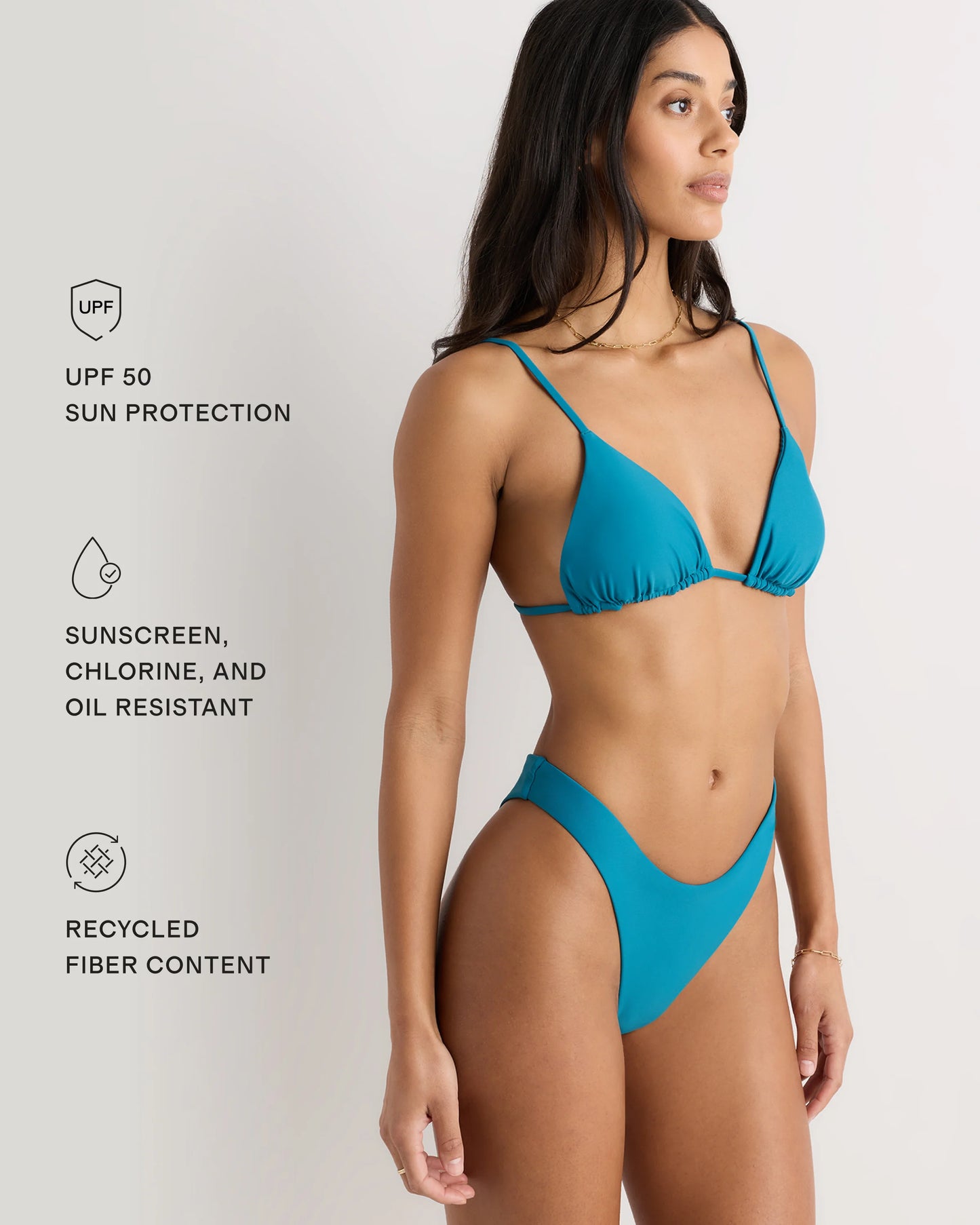 Italian High-Leg Bikini Bottom - XS / Mocha Midi Dot