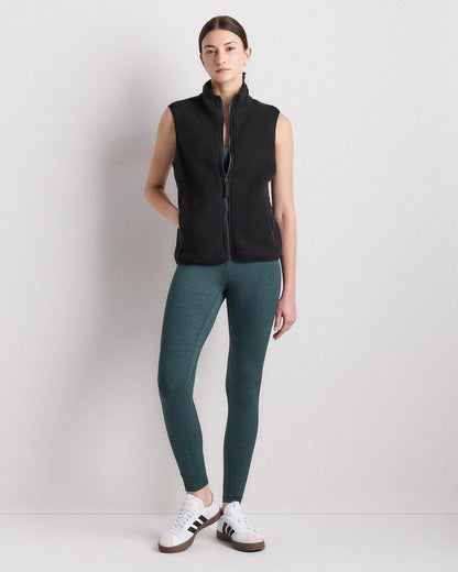 Sherpa Full-Zip Vest - XS / Black