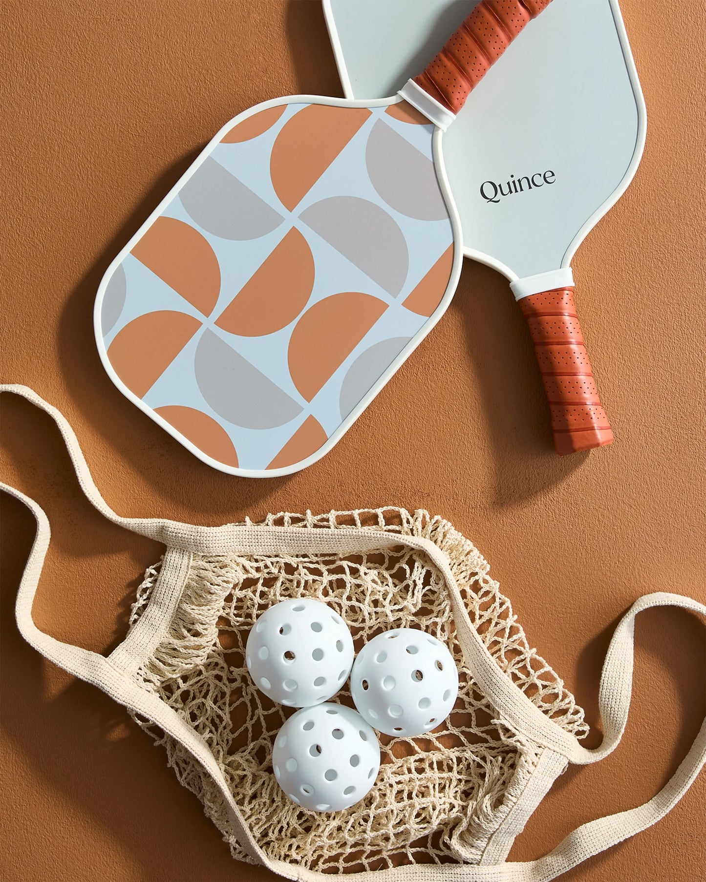 Two Paddle Pickleball Set - One Size / Sage/Cantaloupe
