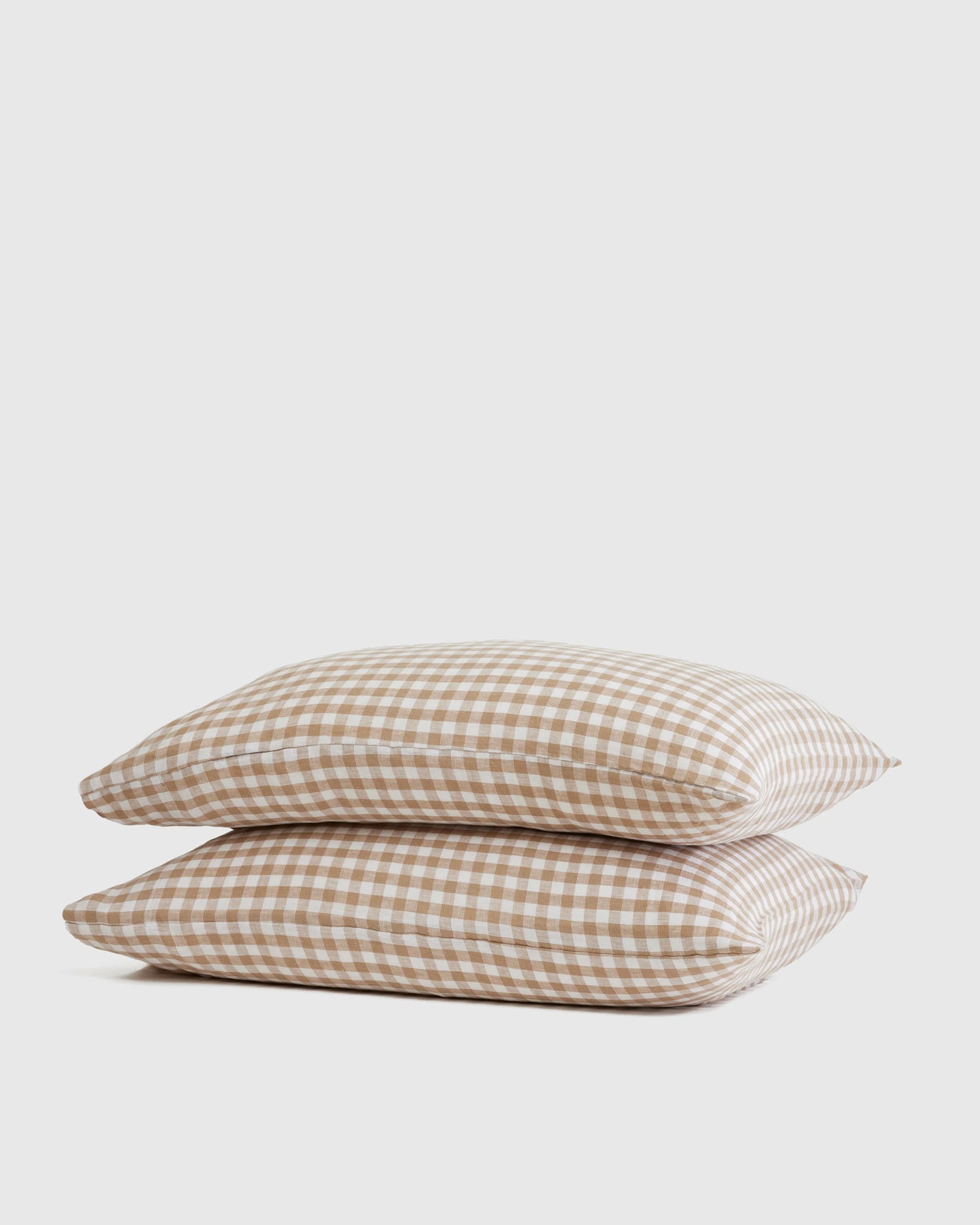 European Linen Pillowcase Set - Standard / White